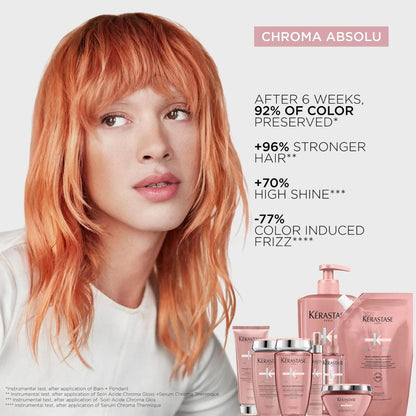 Kérastase Chroma Absolu Sulfate-Free Hydrating Protective Shampoo Refill Duo (Thin Hair) 500ml