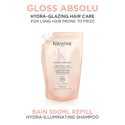 Kérastase Gloss Absolu Hydra-Illuminating Shampoo Refill Pouch 500ml