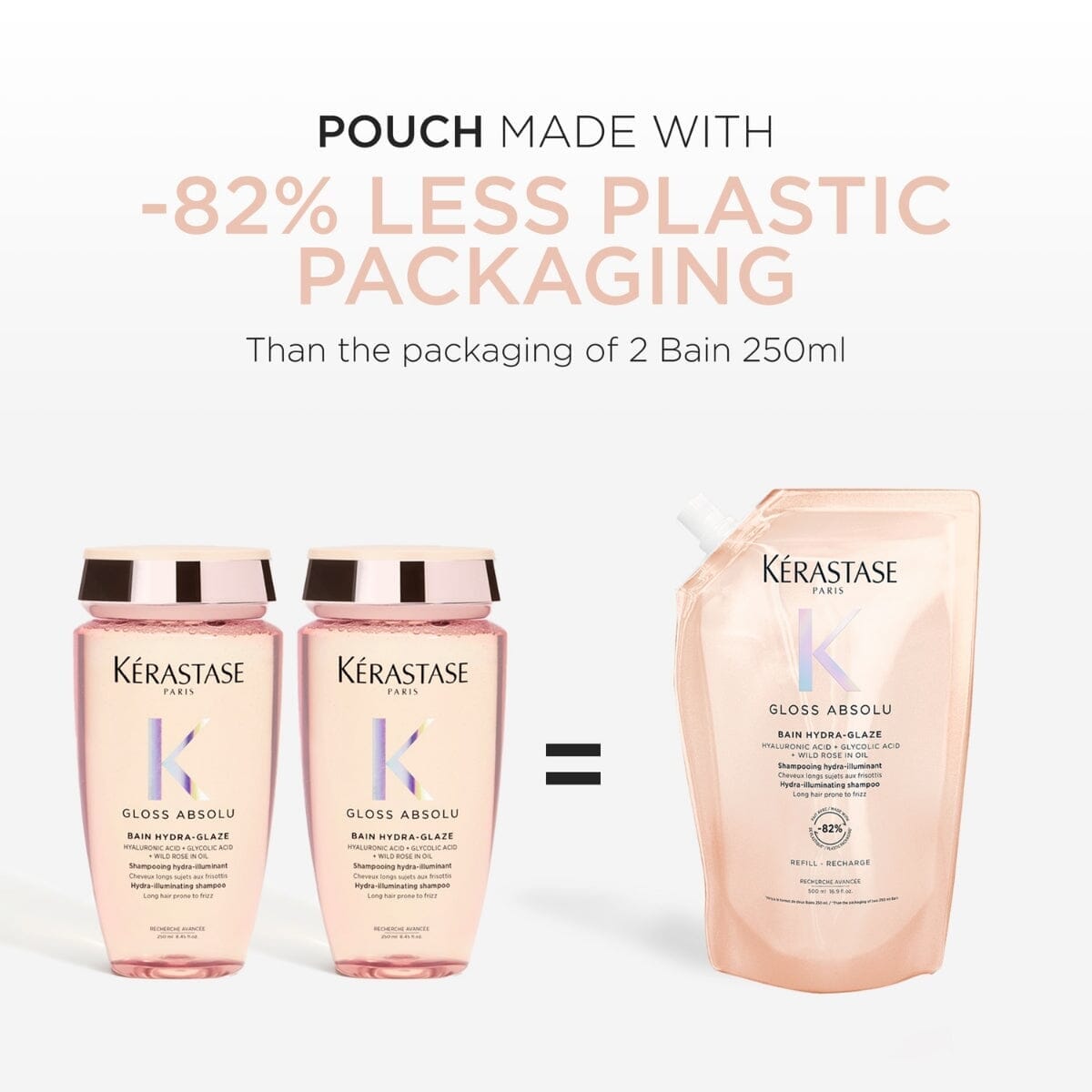 Kérastase Gloss Absolu Hydra-Illuminating Shampoo Refill Pouch 500ml